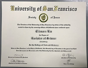 旧金山学历学位证书领事公证认证样本